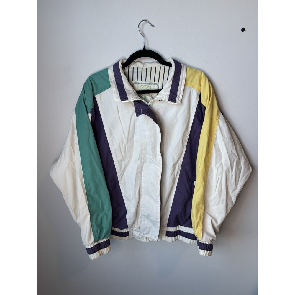 Izzi Vintage Nautical Sailing Windbreaker Mens Size Large